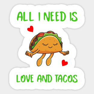 CUTE Taco Night Sticker